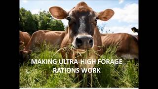 Making UltraHigh Forage Rations Work  Dr Silvia AbelCaines [upl. by Brost]