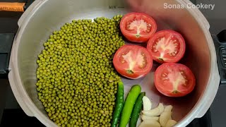 Easy Side Dish Recipe  How To Make Tasty Green Gram Sambar [upl. by Lemuel]