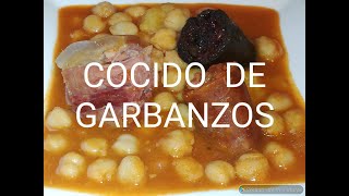 COCIDO DE GARBANZOS POTAJE ANDALUZ lacocinademariaycurro [upl. by Amlev]