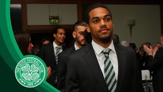 Celtic FC  Celtic team arrive at the Celtic Player of the Year Awards [upl. by Ayotac]