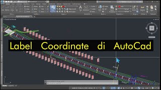 memunculkan Label Coordinate di AutoCad [upl. by Wu]