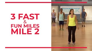 3 Fast amp Fun Miles Mile 2  Walk At Home Fitness Videos [upl. by Lenka287]