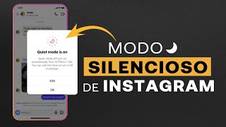 🔇⚫️ Cómo activar el MODO SILENCIOSO en INSTAGRAM  Nuevas funciones de INSTAGRAM 2023 [upl. by Assirhc]