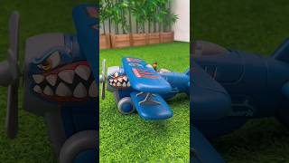 Super Large Blue Shark Helicopter Toy  Inertial Glider with Rotating Propeller toys [upl. by Bensen]