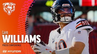 Caleb Williams on Week 14 Performance  Chicago Bears [upl. by Lednar]