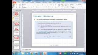 Lecture 8 part 2 Hypergeometric and Negative Binomial Distributions 101613 [upl. by Kahl742]