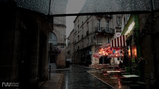 The rain woke me up this morning  Oct 24 2023Bordeaux 4k France ASMR Rain sounds for sleeping [upl. by Whallon117]