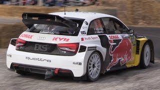 600HP Audi S1 EKS RX Quattro Rallycross Car  Mattias Ekström at Rally Legend 2019 [upl. by Lehsreh114]