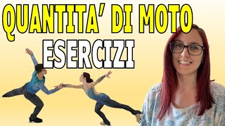 Esercizi QUANTITA DI MOTO Urti elastici e anelastici [upl. by Farrish]