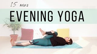 15 Mins Evening Yoga  Easy Daily Yoga Stretches to Help you Wind Down amp Relax  Bharti Yoga [upl. by Mathur]