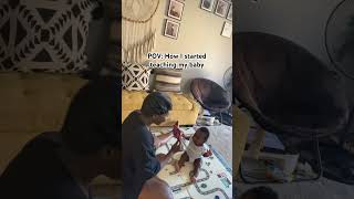 Teaching my baby flash cards memories dayinthelife fyp baby babyboy mom shortsvideocutebaby [upl. by Massiw]