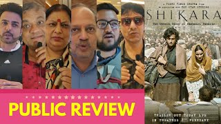 Shikara The Untold Story of Kashmiri Pandits PUBLIC REVIEW  Aadil Khan Sadia  Vidhu Vinod Chopra [upl. by Hgielrebma37]