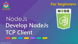 How to develop TCP Client Network application using NodeJs [upl. by Wyon]