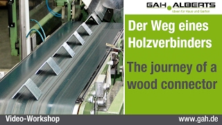 GAHAlberts Der Weg eines Holzverbinders  The journey of a wood connenctor [upl. by Meridith]