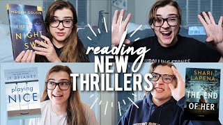 Reading 3 NEW Thriller Books  Reading Vlog 🔪 [upl. by Fisch]