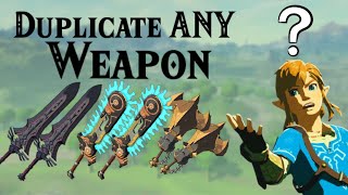 How To Duplicate ANY Weapon  Zelda Breath of The Wild [upl. by Ymme]