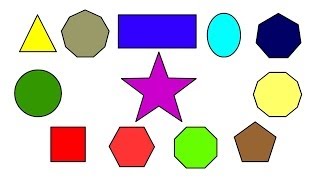 Learning Shapes  Childrens Video [upl. by Dream674]