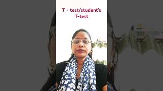 t test ugcnet2024 statistics parametric test students t test [upl. by Nylemaj]