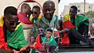 L’arrivée de Gana Gueye Chez son Papa à Medina accompagné de sa femme pauline et son fils [upl. by Bourn]