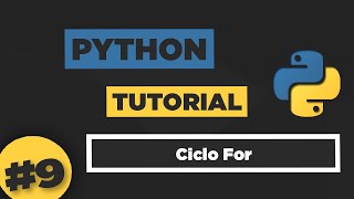 Python Tutorial ITA 9 Ciclo For [upl. by Nnyrat]