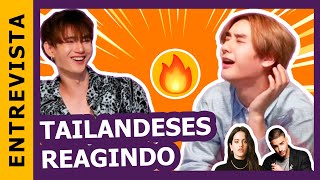 ATORES TAILANDESES DE BL REAGEM À MÚSICA LATINA feat OXQ CNCO Rosalía J Balvin [upl. by Efinnej]