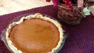 How to Make Homemade Pumpkin Pie from Scratch  Recipe Laura In The Kitchen Episode 63 [upl. by Josselyn729]