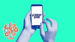 LineUp 2018  Lollapalooza Argentina [upl. by Dnaltiac]