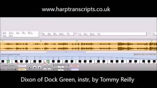 harptranscripts file for Dixon of Dock Green Trade Wind Hornpipe by Tommy Reilly [upl. by Uthrop]