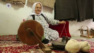 Dhurrie weaving by the women of northern Iran، handicrafts of the ancient art of the people of Iran [upl. by Tiffie]