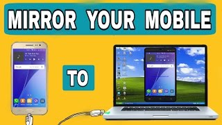 How to screen mirroring Android Mobile To PCLaptop amp TV  Required USB cable   Tech Mantra [upl. by Siraj]