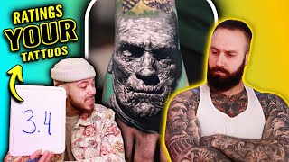 Rating My Subscribers Tattoos From Ink Masterpieces to Ink Disasters 🖋️ [upl. by Gabriel]