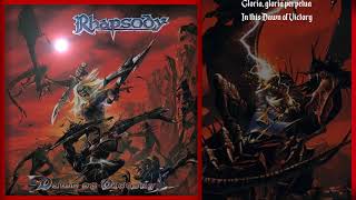 Rhapsody  Lux TriumphansDawn Of Victory  Lyric Video [upl. by Lednew540]