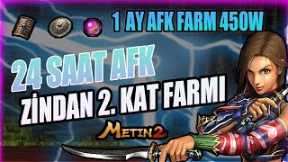 1 Ayda Afk 450W Kazandıracak Efsane Farm 24 Saat Afk Örümcek Zindanı 2 Kat Farmı Metin2 TR Charon [upl. by Akiehs]