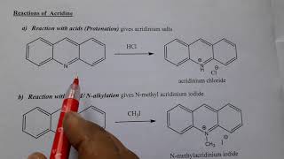 ACRIDINE  Synthesis Reactions and Medicinal uses [upl. by Alleuol267]