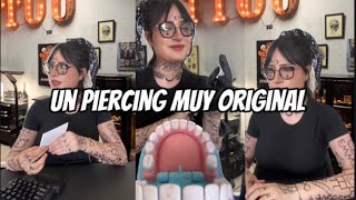 Te hago el piercing más original cool excéntrico exóticoúnico y aesterik asmr piercing humor [upl. by Legge363]