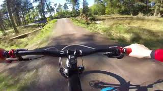 Scottish mtb in perthshire kinnoull hill local trails [upl. by Eolc]