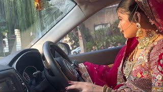 Dulhan vale look me car drive kari 😕 khyati3am vlog [upl. by Iorio]