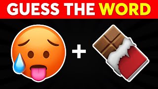 Guess the WORD by Emojis 🤔 Emoji Quiz [upl. by Cecil]