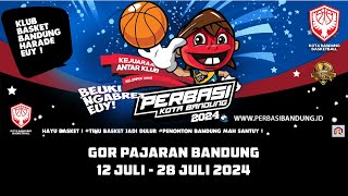 🔴 LIVE  PERBASI CUP 2024  XGC ELITE VS BANDUNG UTAMA  KU 14 PUTRA [upl. by Stetson]