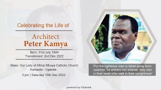 Celebrating the Life of Architect Peter Kamya [upl. by Fevre580]