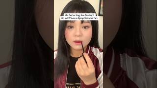 ASMR Perfecting The Gradient Lip in 2016 as a KpopKdrama fan asmr [upl. by Torin]