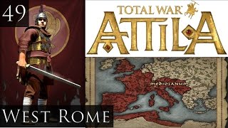 Total War Attila Legendary West Rome Campaign Part 49 [upl. by Kerwin]