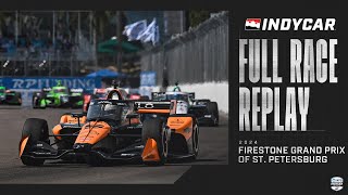 2024 Firestone Grand Prix of St Petersburg  INDYCAR SERIES Full Race Replay [upl. by Lovell]