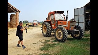 Il regista fa muovere vecchi trattori agricoli FIAT [upl. by Baptiste]