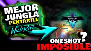 EL MEJOR JUNGLA DE WILD RIFT HACE PENTAKILLS [upl. by Isacco470]