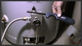 How to relight a water heater pilot light [upl. by Abbotson260]