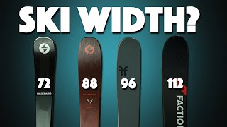 Whats the best Ski width for you [upl. by Hsemar]