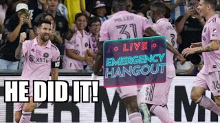 Messi Inter Miami WIN LEAGUES CUP  EMERGENCY HANGOUT 😂 😂 [upl. by Cioban]