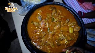 WEST AFRICA VILLAGE COOKING CASSAVA FUFU amp SOUP VILLAGE LIFESTYLE COOKINGCookingshow food [upl. by Naves]