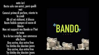 Bando  ANNA  TESTO ITALIANO SIMULTANEO  Lyrics [upl. by Enelhtac446]